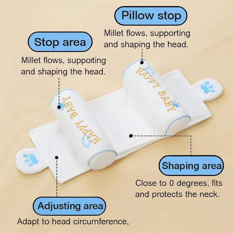 Soft Head Shaping Newborn Pillow